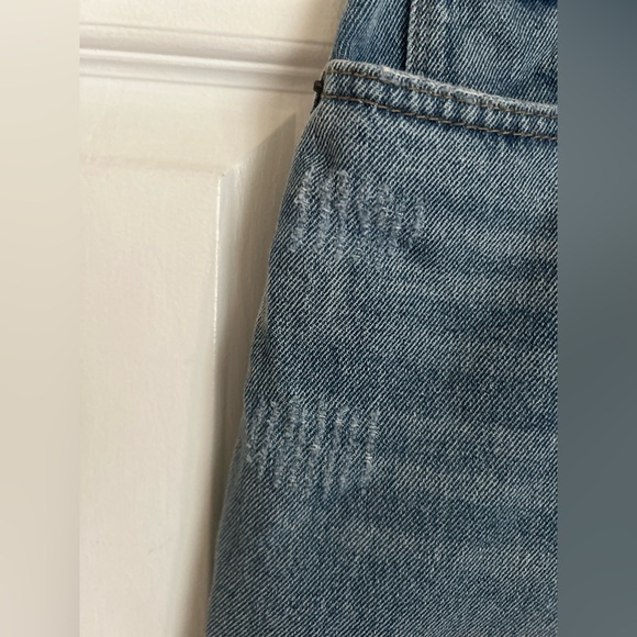 Super high rise cropped rewash jeans - Picture 3 of 11